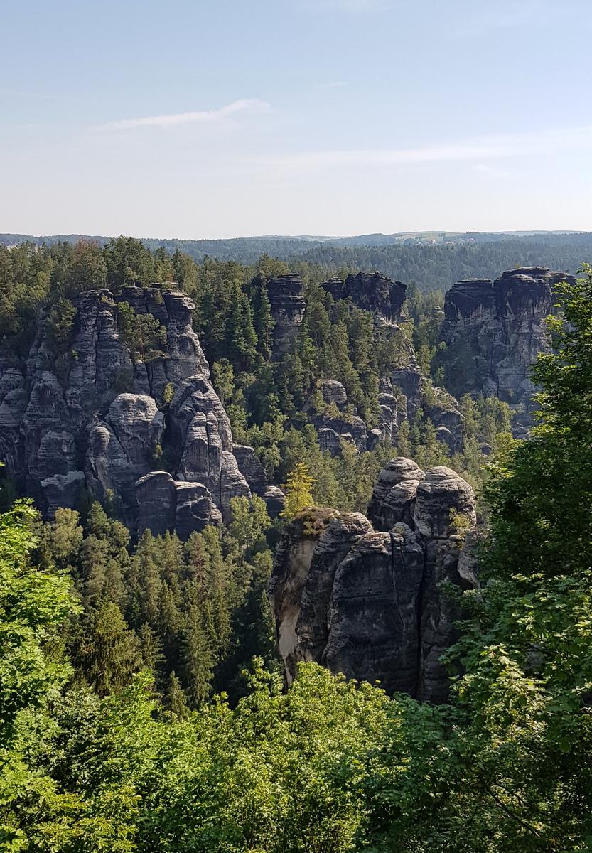 Bastei bridge view