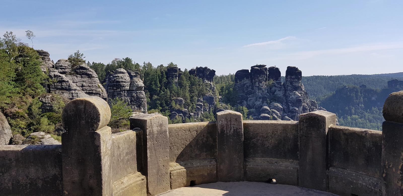 Bastei bridge view