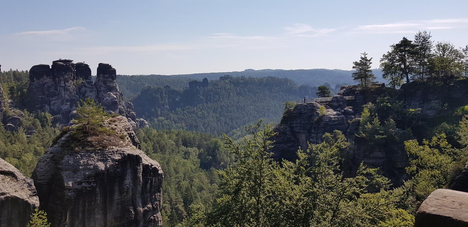 Bastei bridge view