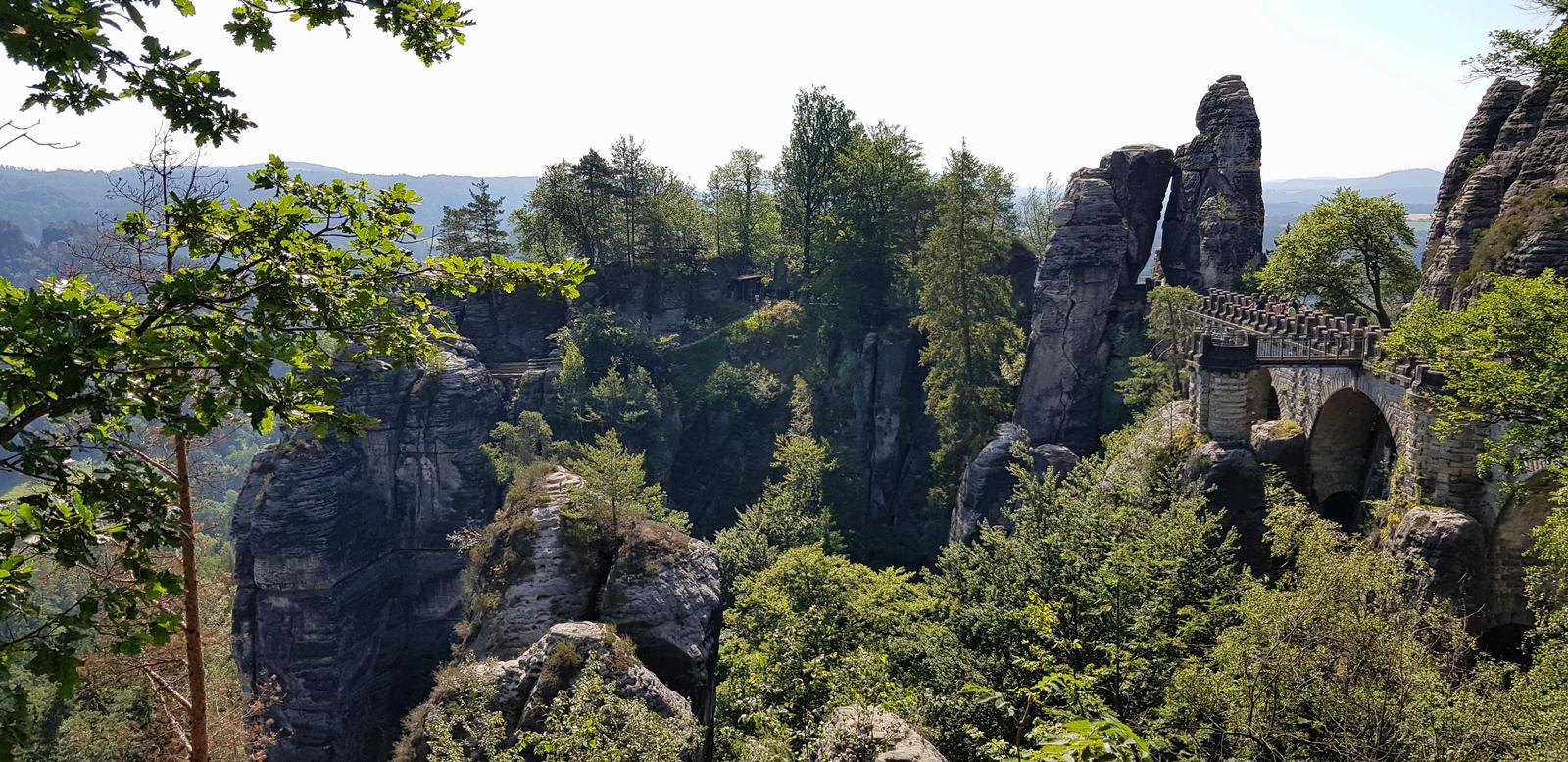 Bastei bridge view