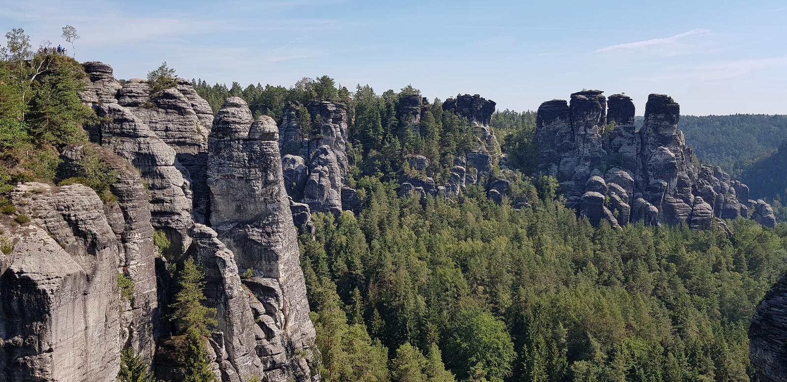 Bastei bridge view