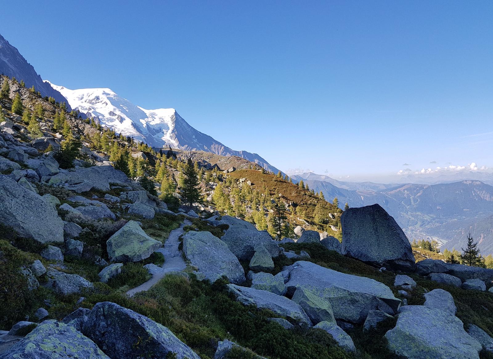 right side chamonix hike